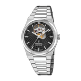 Festina Swiss Made 35mm Rivé Open Heart Black Dial Women's Watch F20054/6