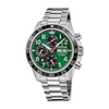 Festina Swiss Made 45mm Aviator North Chrono Green Dial Men's Watch F20055/2