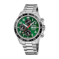 Festina Swiss Made 45mm Aviator North Chrono Green Dial Men's Watch F20055/2