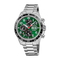 Festina Swiss Made 45mm Aviator North Chrono Green Dial Men's Watch F20055/2