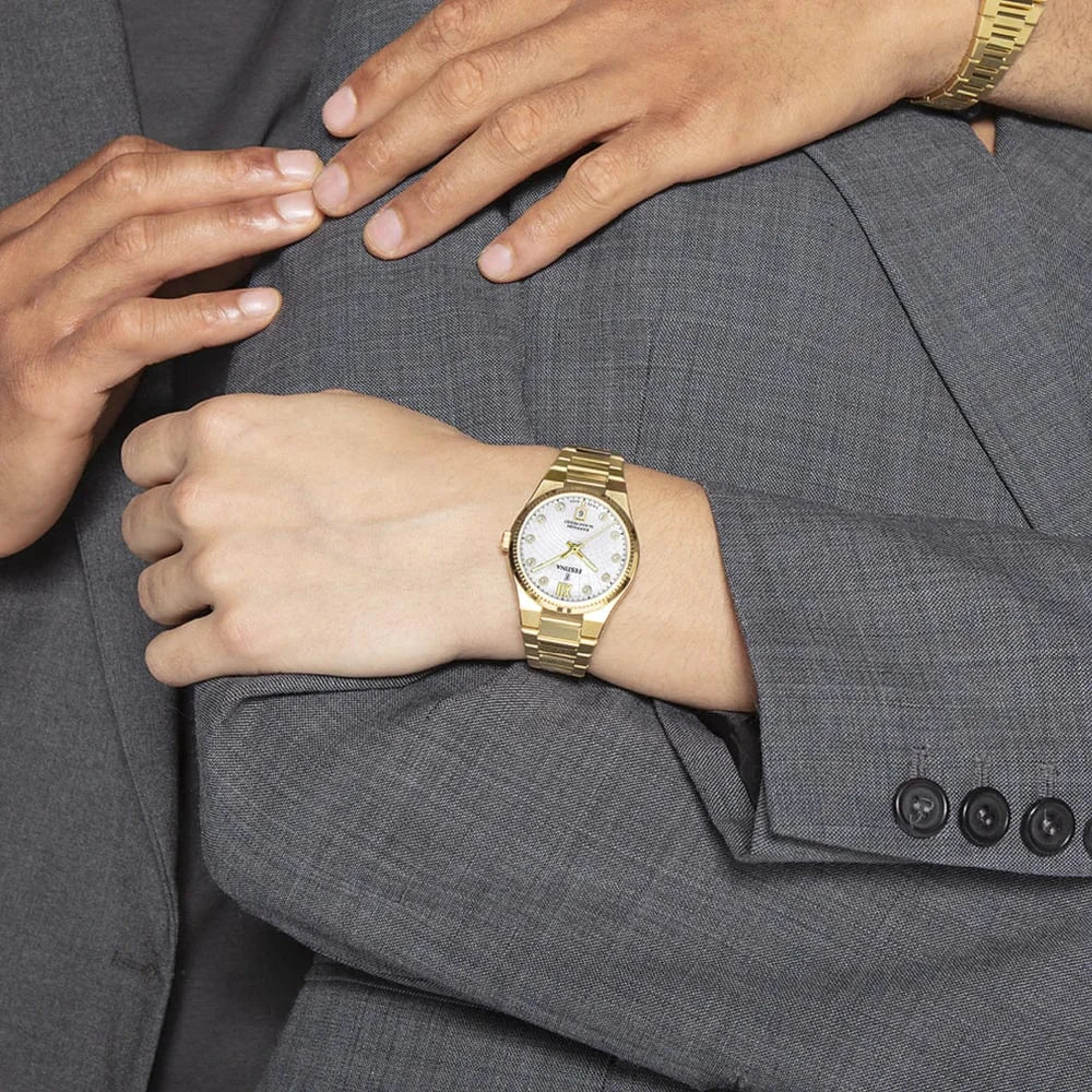 Festina Swiss Rivé 35mm Silver Dial Women's Watch F20058/1