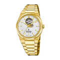Festina Swiss Made 40mm Rivé Open Heart Silver Dial Men's Watch F20062/1