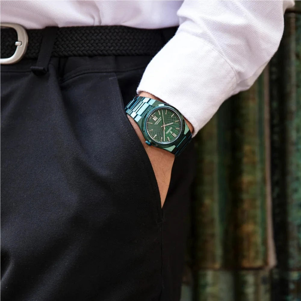 Festina Swiss Rivé 40mm Green Dial Men's Watch F20079/1