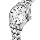Festina Swiss Made 43mm Aviator North Silver Dial Men's Watch F20151/A