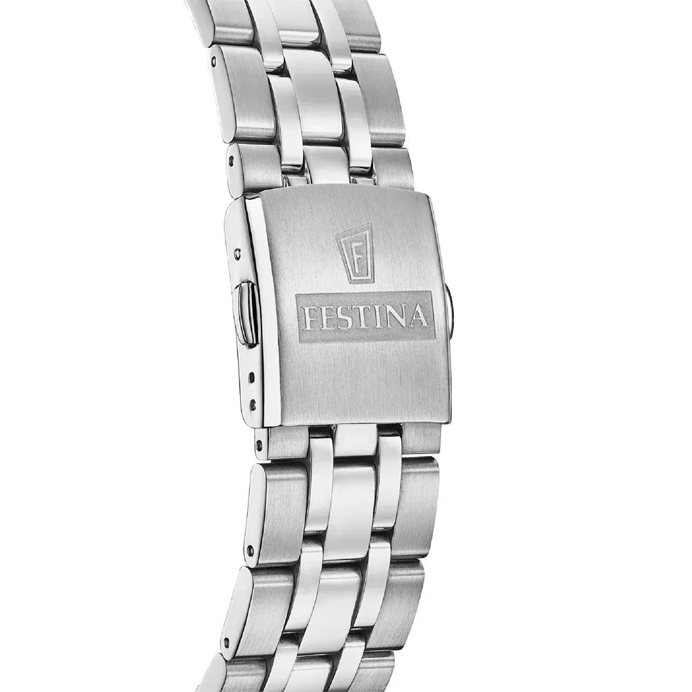 Festina Swiss Made 43mm Aviator North Blue Dial Men's Watch F20151/C