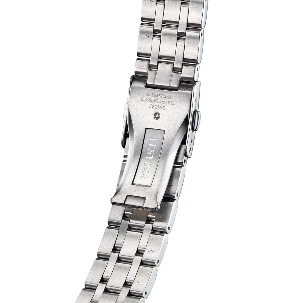 Festina Swiss Made 43mm Aviator North Chrono Black Dial Men's Watch F20158/2