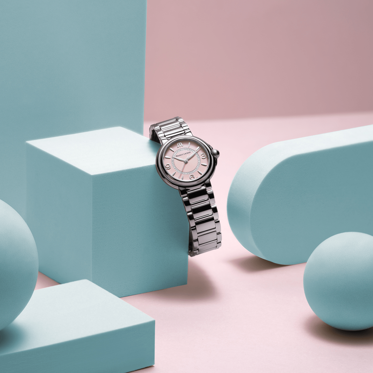 Maurice Lacroix FIABA Colours Edition 32mm Pink Dial Women's Watch FA1104-SS002-F20-1