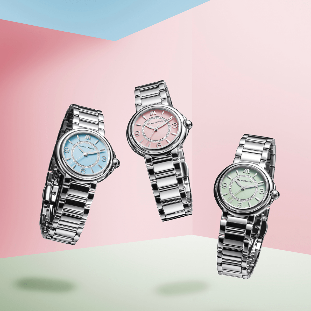 Maurice Lacroix FIABA Colours Edition 32mm Pink Dial Women's Watch FA1104-SS002-F20-1