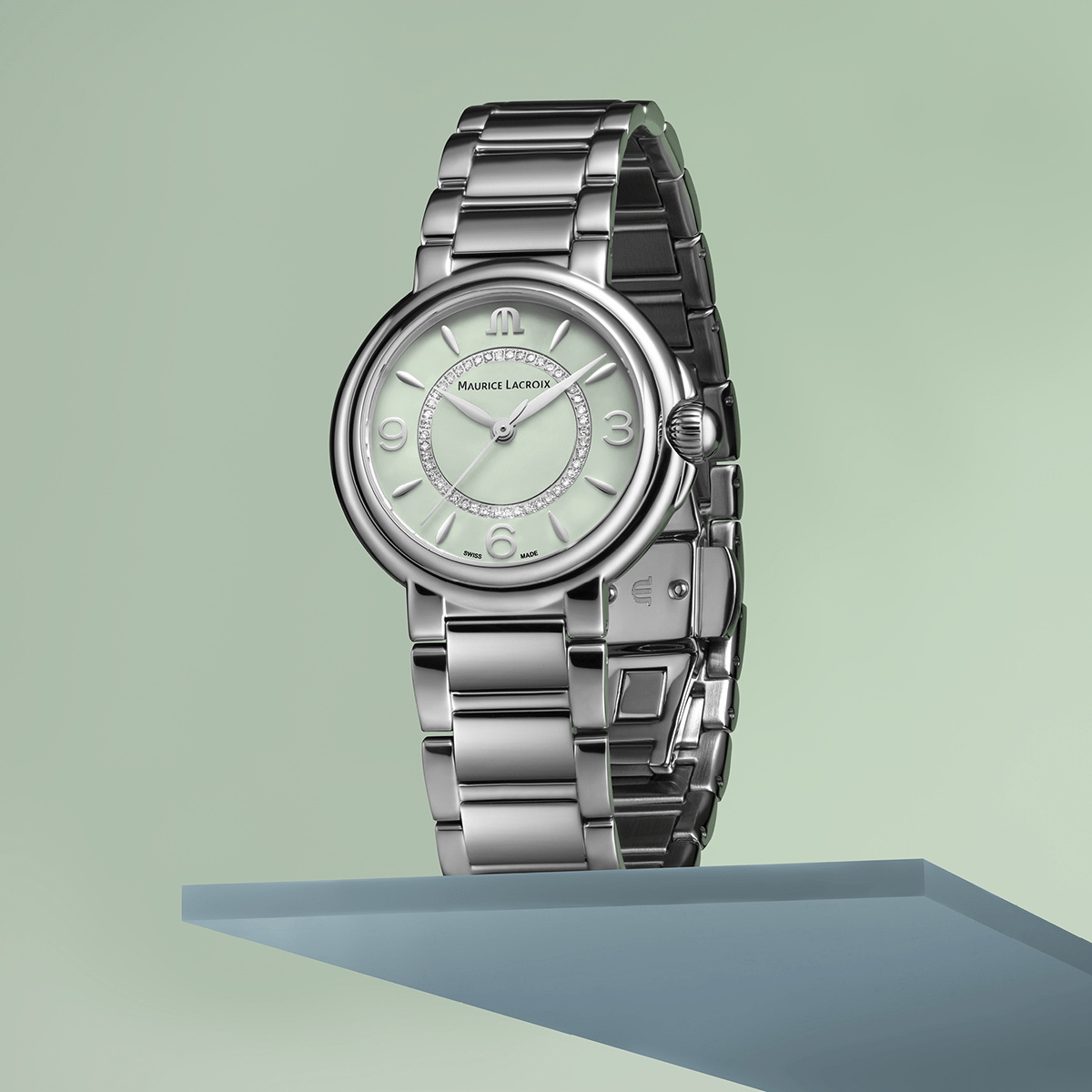 Maurice Lacroix FIABA Colours Edition 32mm Green Dial Women's Watch FA1104-SS002-G20-1