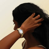 Maurice Lacroix FIABA 32mm Duotone White Mother of Pearl Dial Women's Watch FA1104-SSY13-B20-1