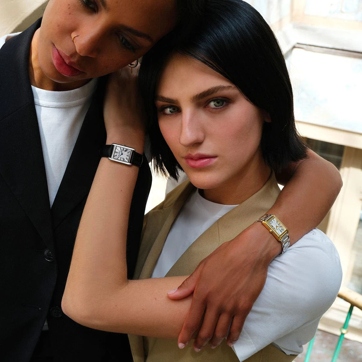 Maurice Lacroix FIABA Square 24mm Silver Dial Women's Watch FA1205-PVY02-110-A