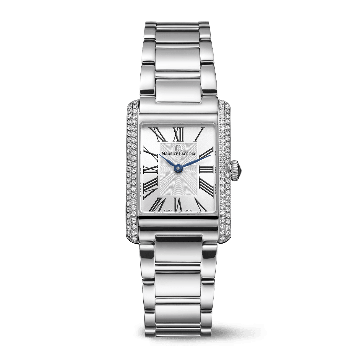 Maurice Lacroix Fiaba Square 24mm Silver Dial Women's Watch FA1205-SD502-110-1