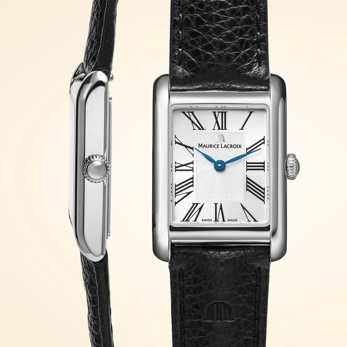 Maurice Lacroix FIABA Square 24mm Silver Dial Women's Watch FA1205-SS001-110-2