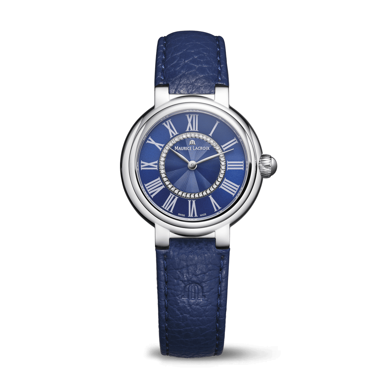 Maurice Lacroix Fiaba Round 33mm Blue Dial Women's Watch FA1306-SS001-410-4