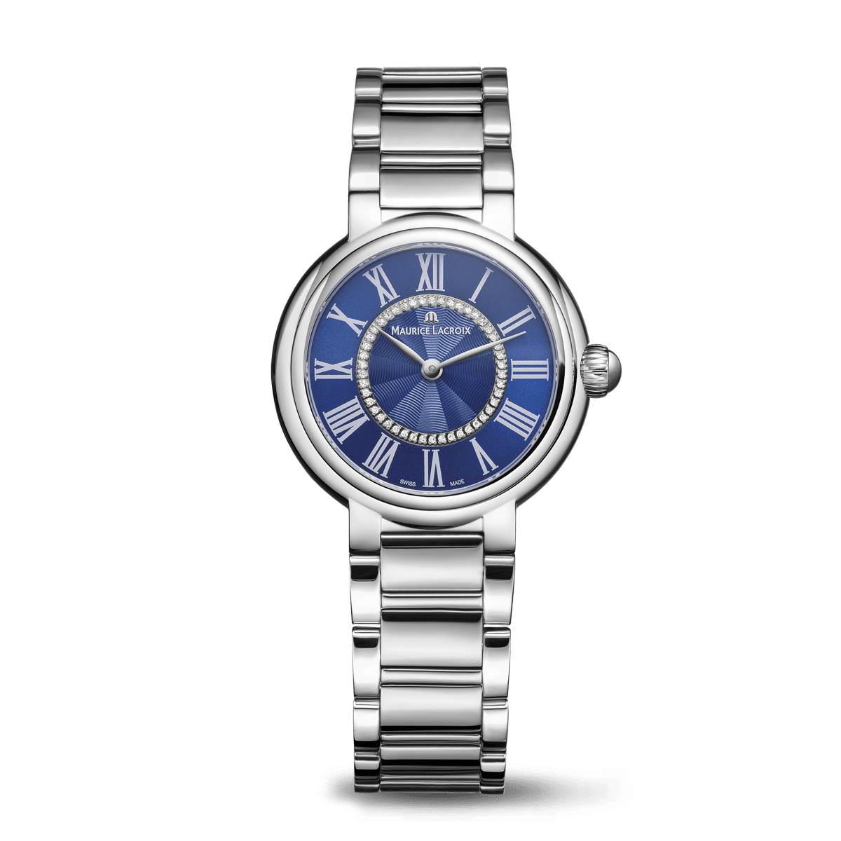 Maurice Lacroix Fiaba Round 33mm Blue Dial Women's Watch FA1306-SS002-410-1