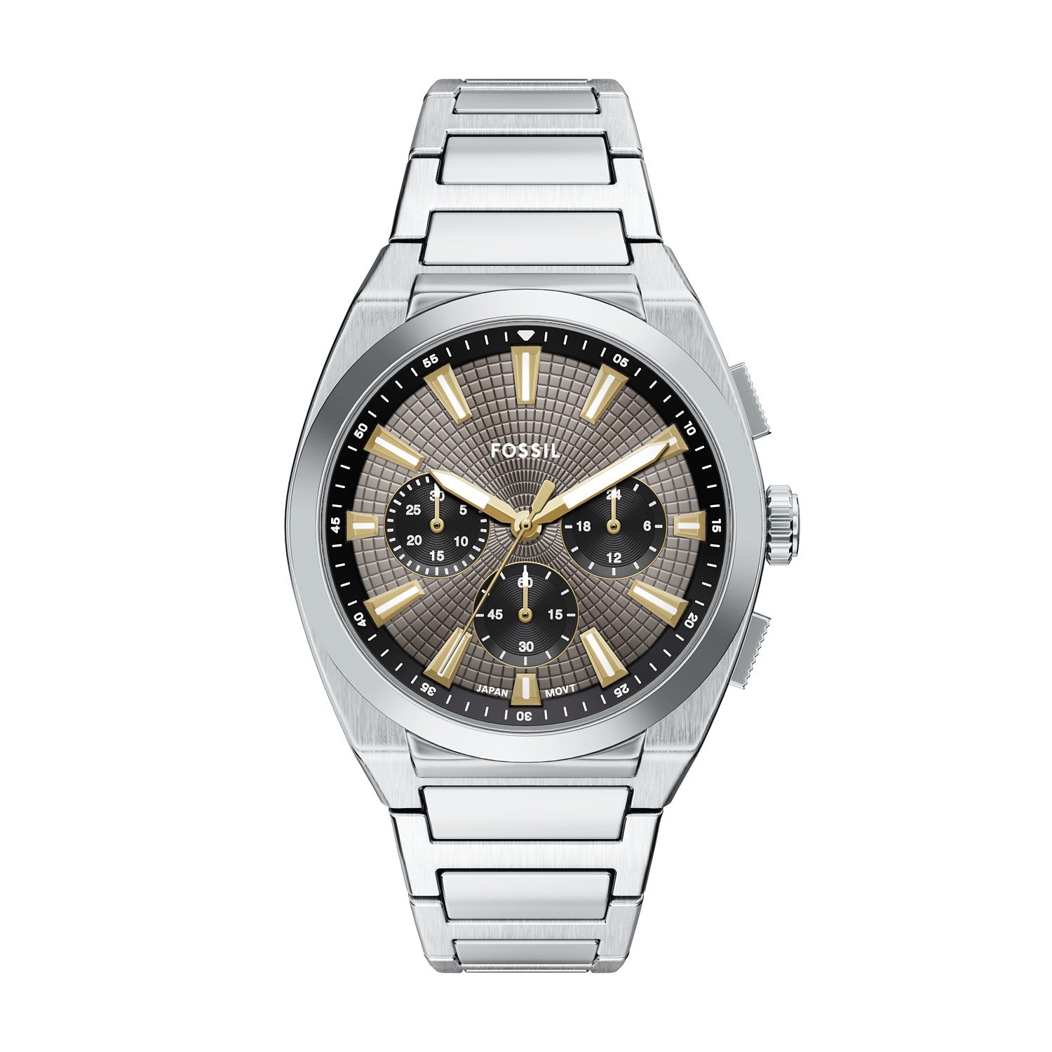 Fossil Everett 44mm Gray Dial Men's Watch FS6128