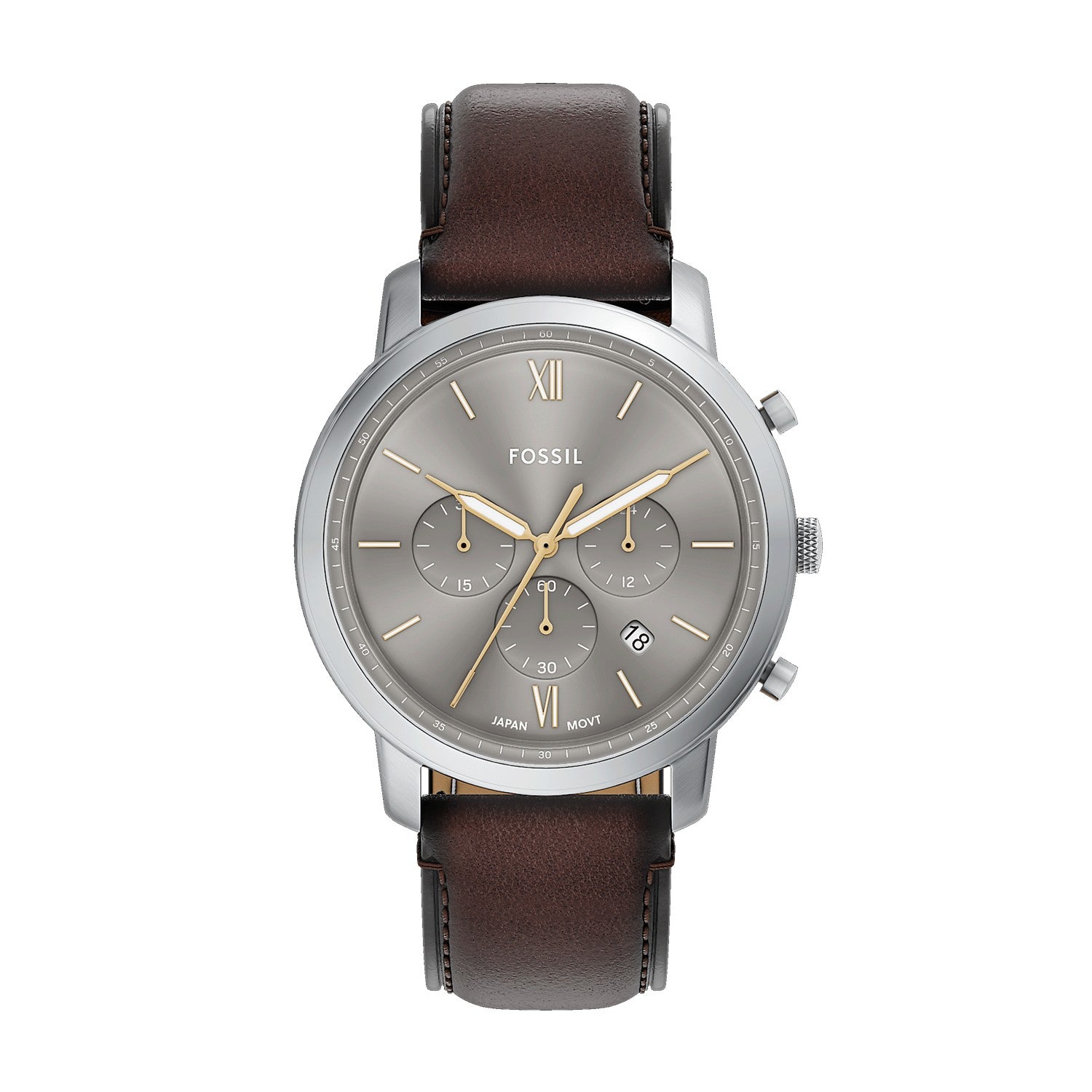 Fossil Neutra 44mm Gray Dial Men's Watch FS6129