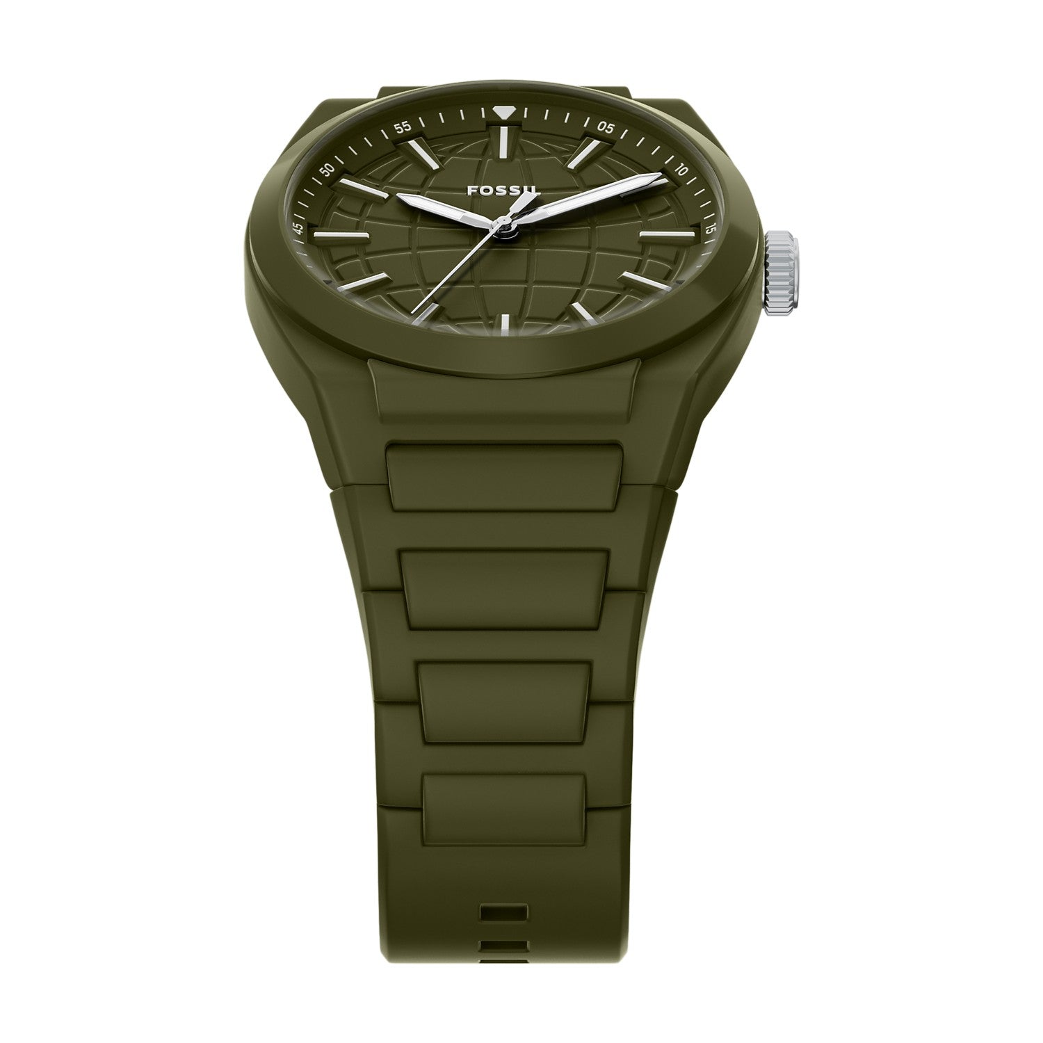 Fossil Everett 42mm Olive Green Dial Men's Watch FS6178