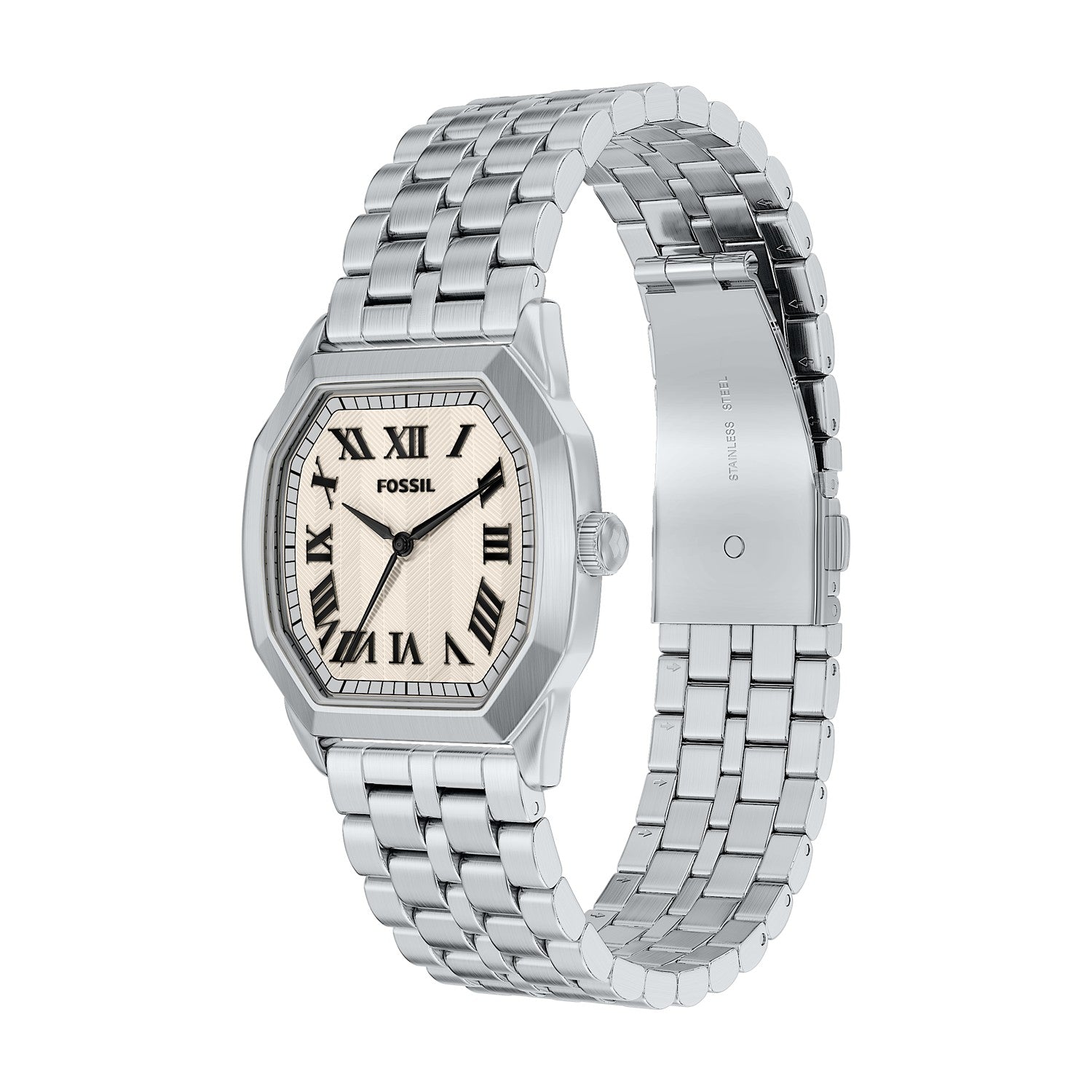 Fossil Harlow 33mm Cream Dial Men's Watch FS6211