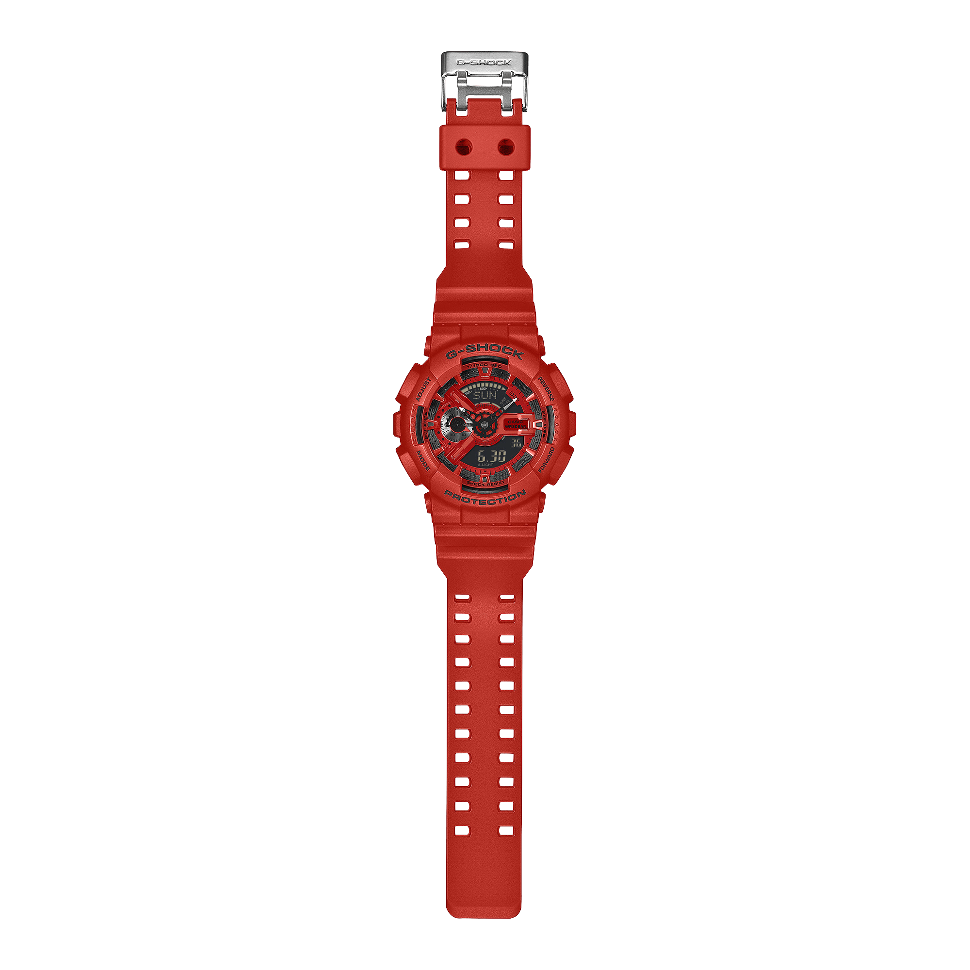 G-Shock Analog-Digital 110 Series 51.2mm Black/Digital Dial Men's Watch GA110RRB-4A