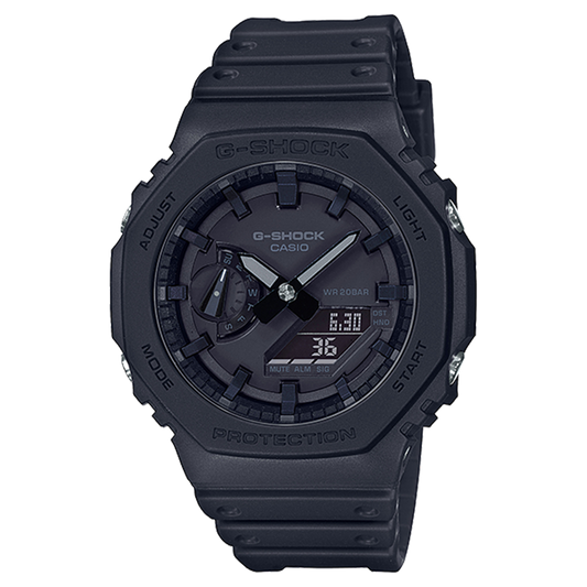 G-Shock GA-2100 Series 45.4mm Black/Digital Dial Men's Watch GA2100-1A1