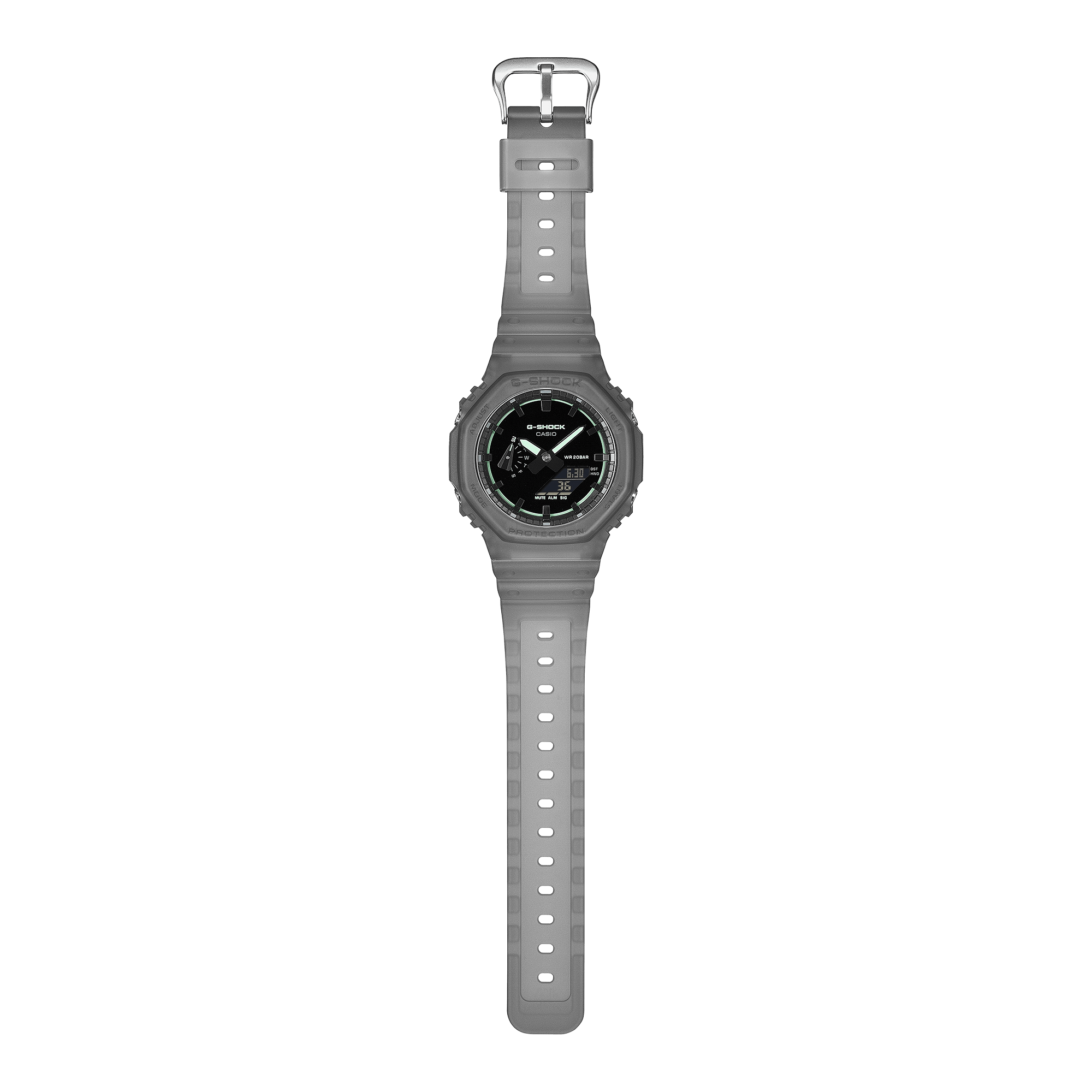 G-Shock Analog-Digital 2100 Series 45.4mm Black/Digital Dial Men's Watch GA2100K-1A