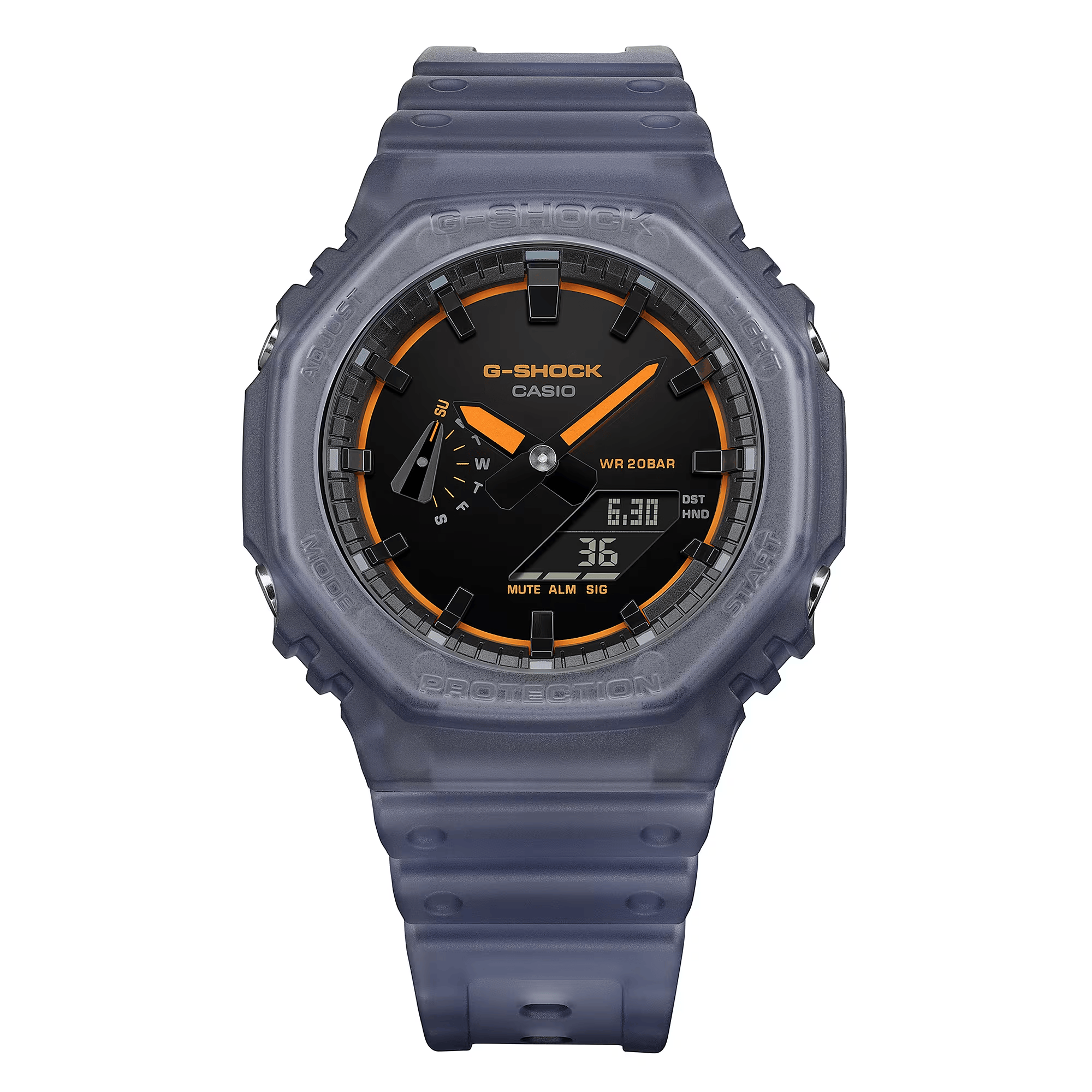 G-Shock Analog-Digital 2100 Series 45.4mm Black/Digital Dial Men's Watch GA2100K-2A