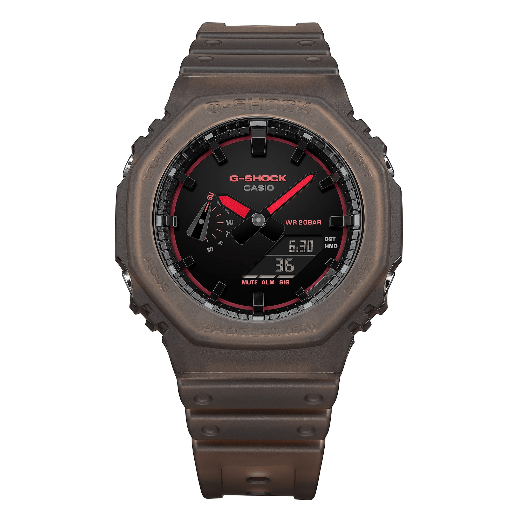 G-Shock Analog-Digital 2100 Series 45.4mm Black/Digital Dial Men's Watch GA2100K-5A