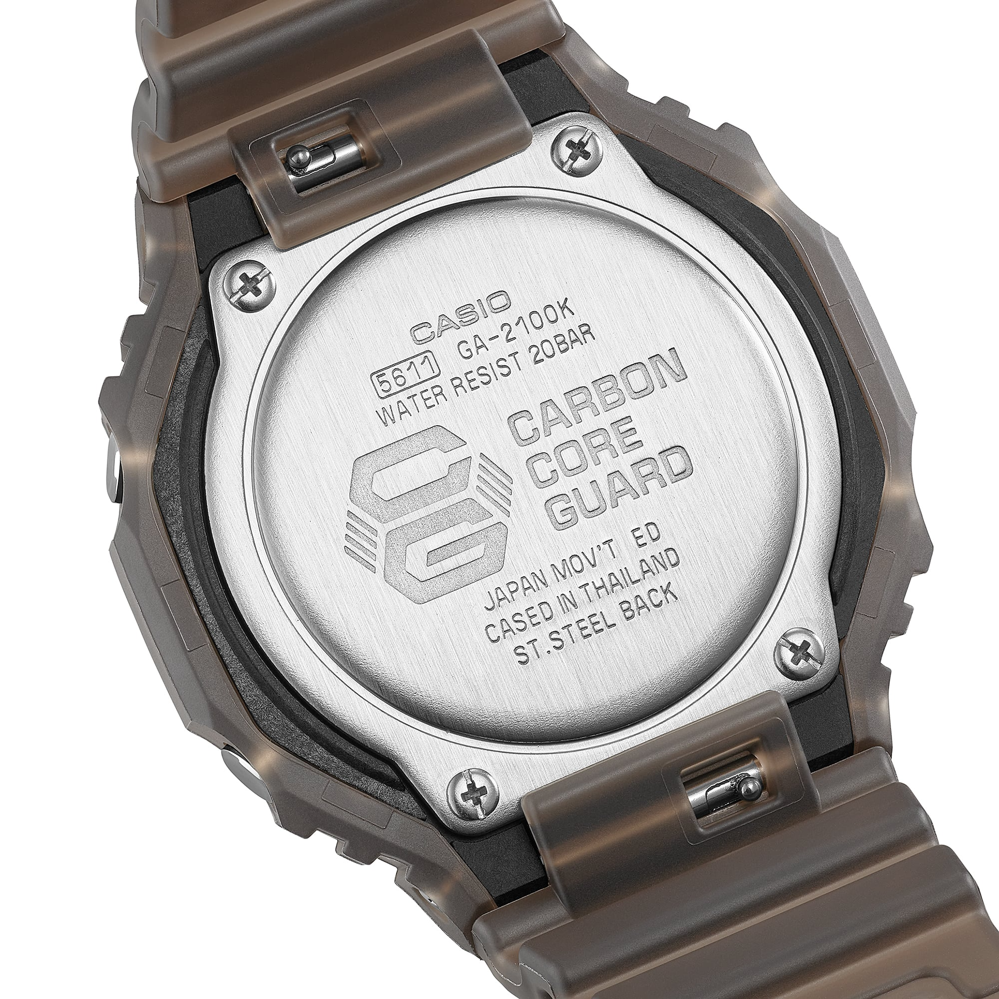 G-Shock Analog-Digital 2100 Series 45.4mm Black/Digital Dial Men's Watch GA2100K-5A