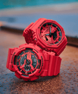 G-Shock Analog-Digital 110 Series 51.2mm Black/Digital Dial Men's Watch GA110RRB-4A