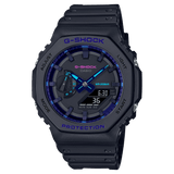 G-Shock GA-2100 Series 45.4mm Blue/Digital Dial Men's Watch GA2100VB-1A