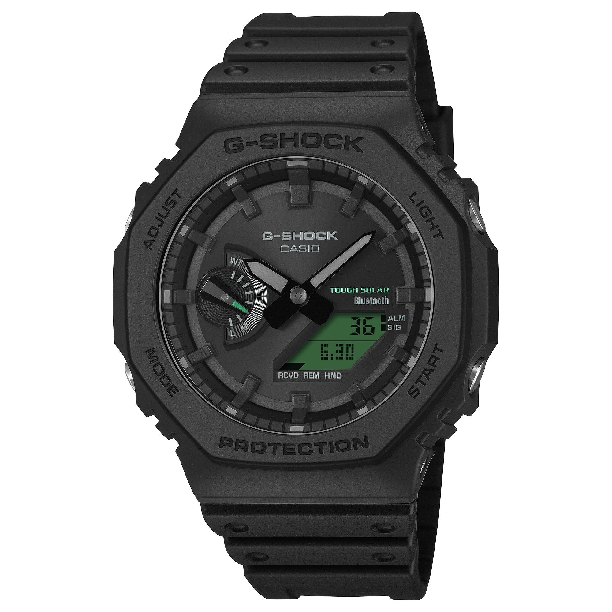 G-Shock Analog-Digital 2100 45mm Black Dial Men's Watch GAB2100BEG1A