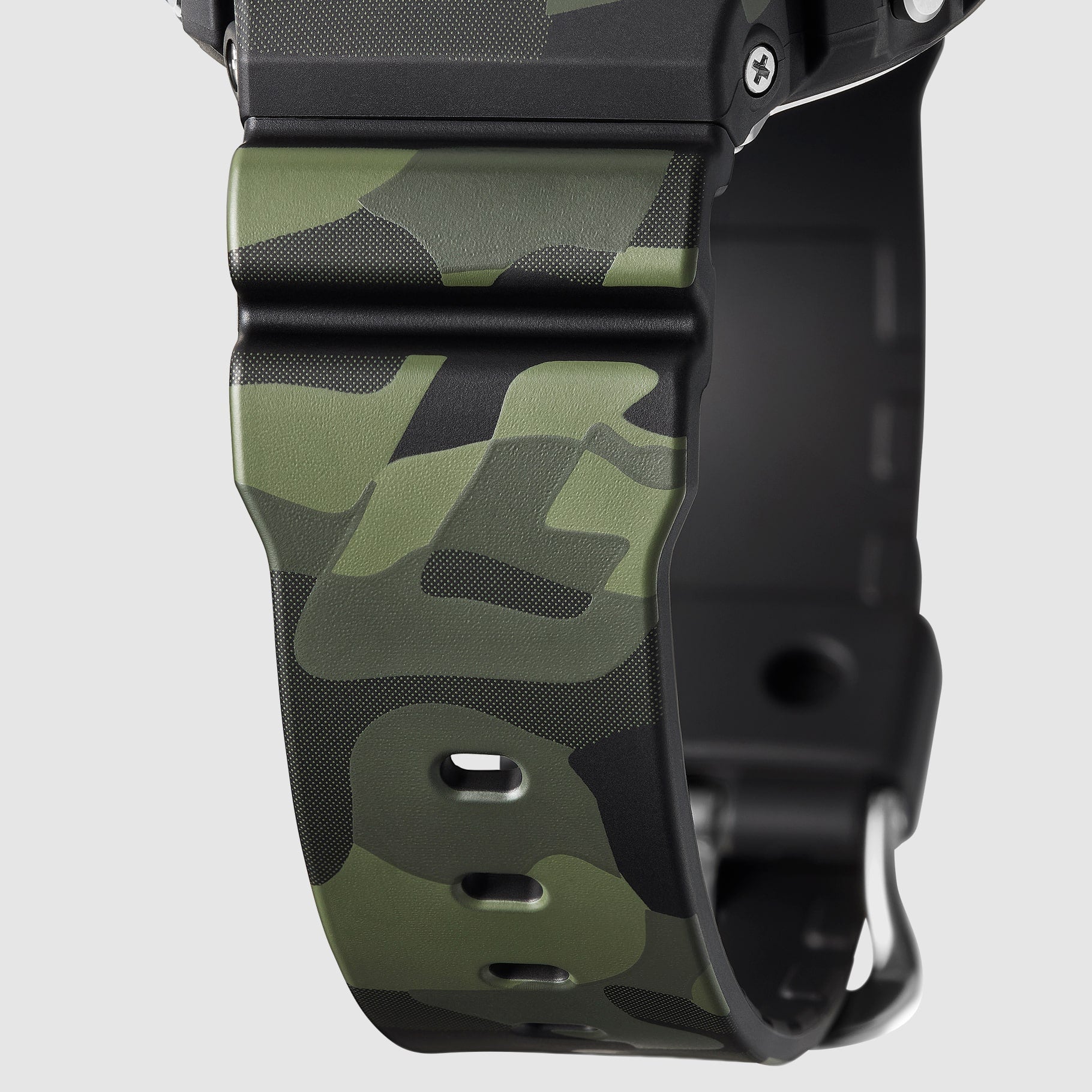 G-Shock GA-V01 Bold Camo Analog-Digital 58mm Green Dial Men's Watch GAV01CMG-3A