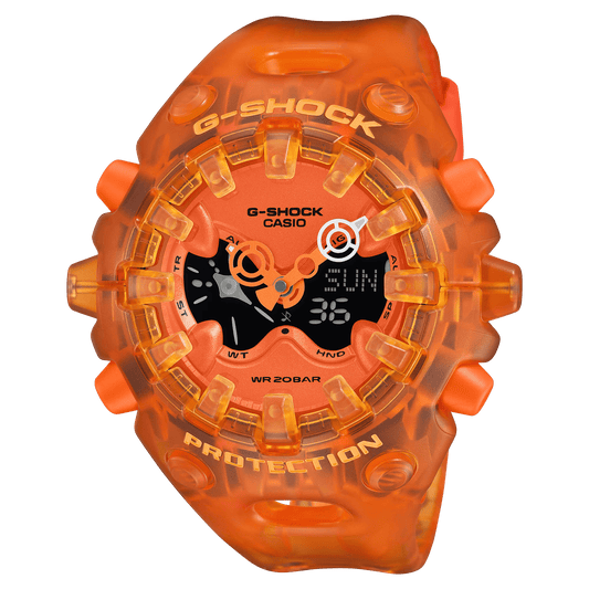 G-Shock Analog-Digital GA-V01 Series 58.2mm Bright Orange-Digital Dial Men's Watch GAV01SKE-4A