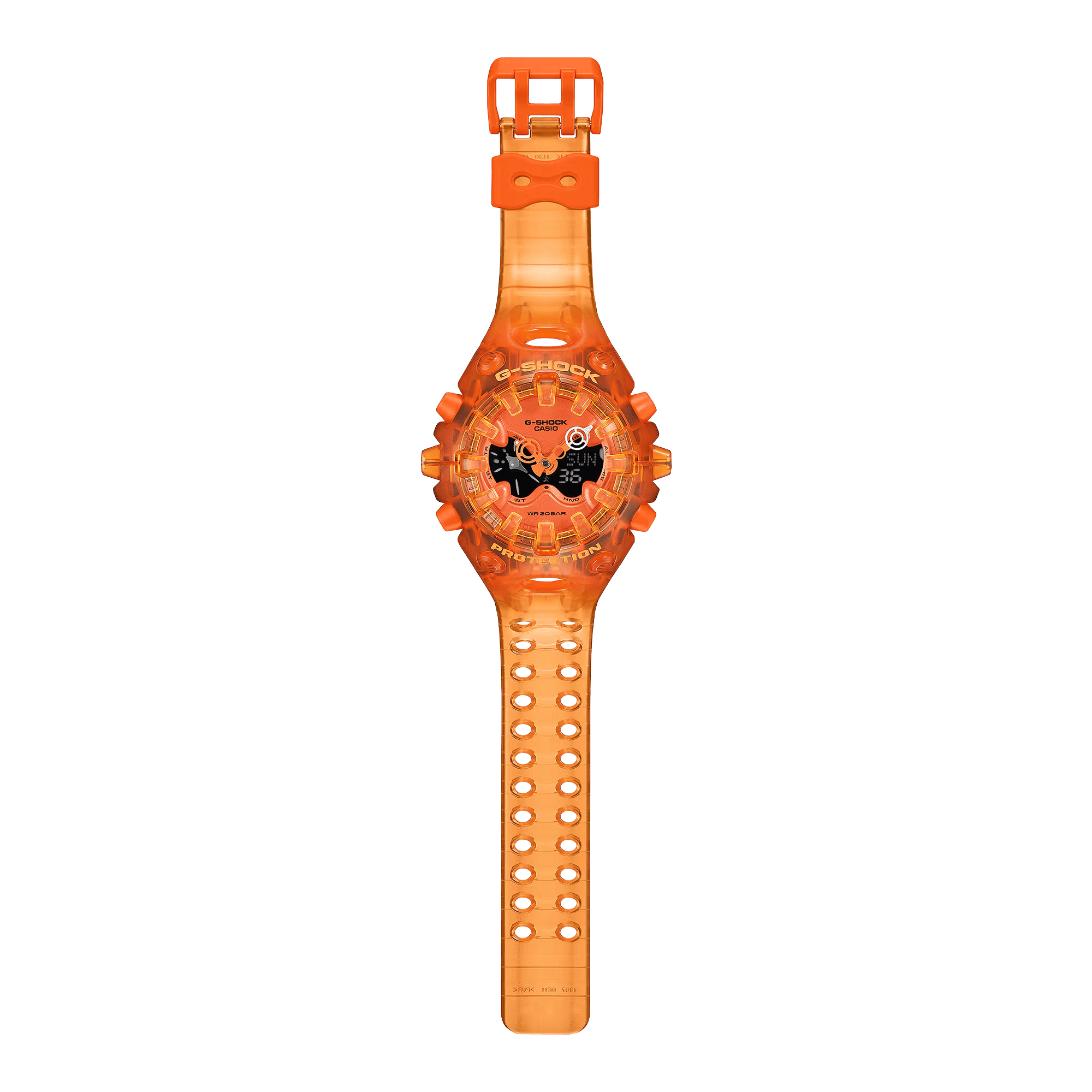 G-Shock Analog-Digital GA-V01 Series 58.2mm Bright Orange-Digital Dial Men's Watch GAV01SKE-4A