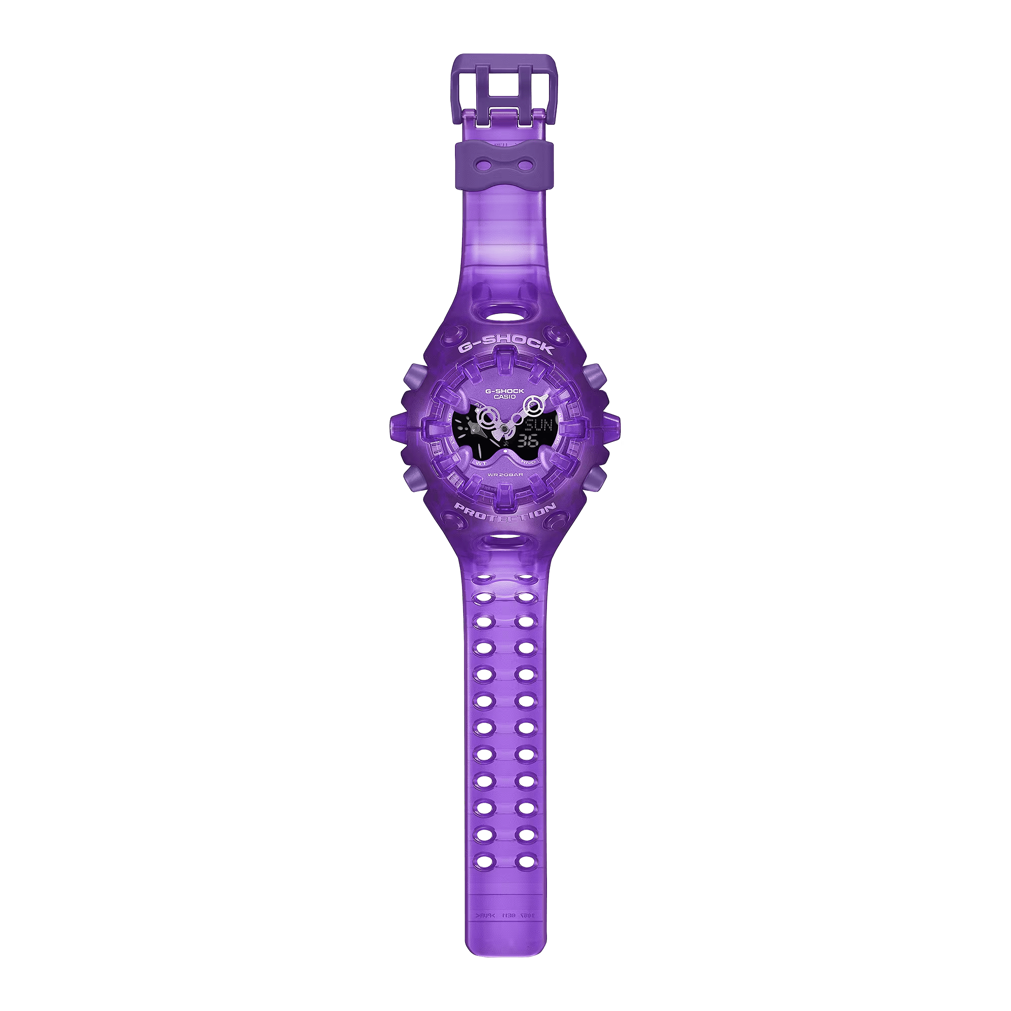 G-Shock Analog-Digital GA-V01 Series 58.2mm Deep Purple-Digital Dial Men's Watch GAV01SKE-6A