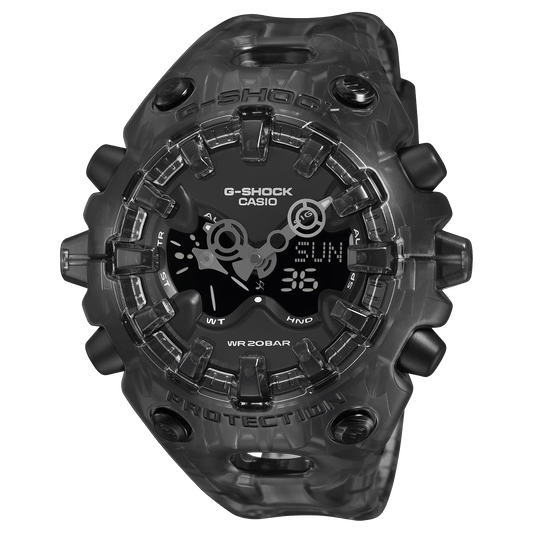 G-Shock Analog-Digital GA-V01 Series 58.2mm Smoky Black-Digital Dial Men's Watch GAV01SKE-8A