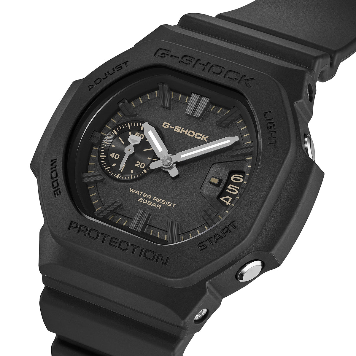 G-Shock Analog 2500 44.5mm Black Dial Men's Watch GAC2500-1A