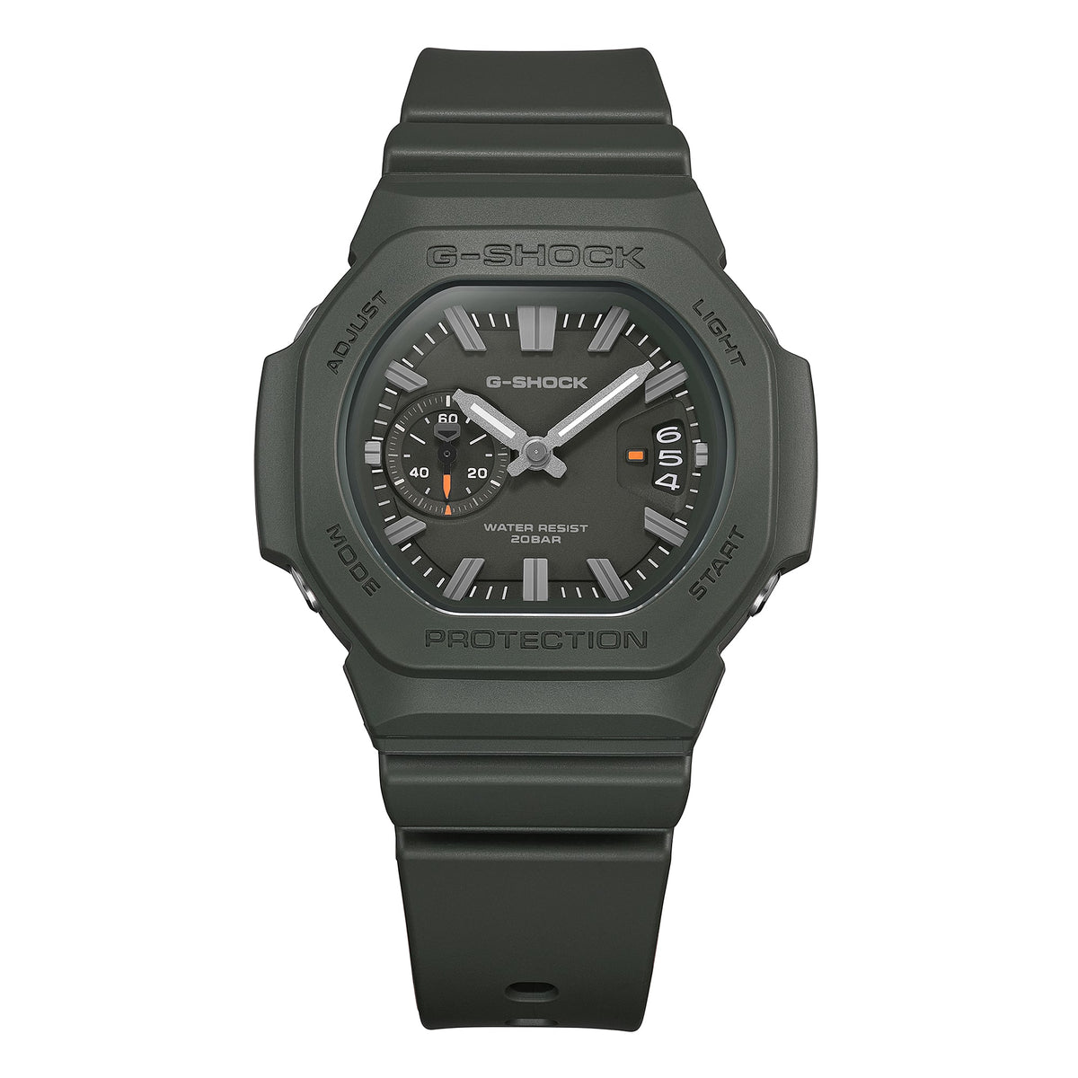 G-Shock Analog 2500 44.5mm Green Dial Men's Watch GAC2500-3A