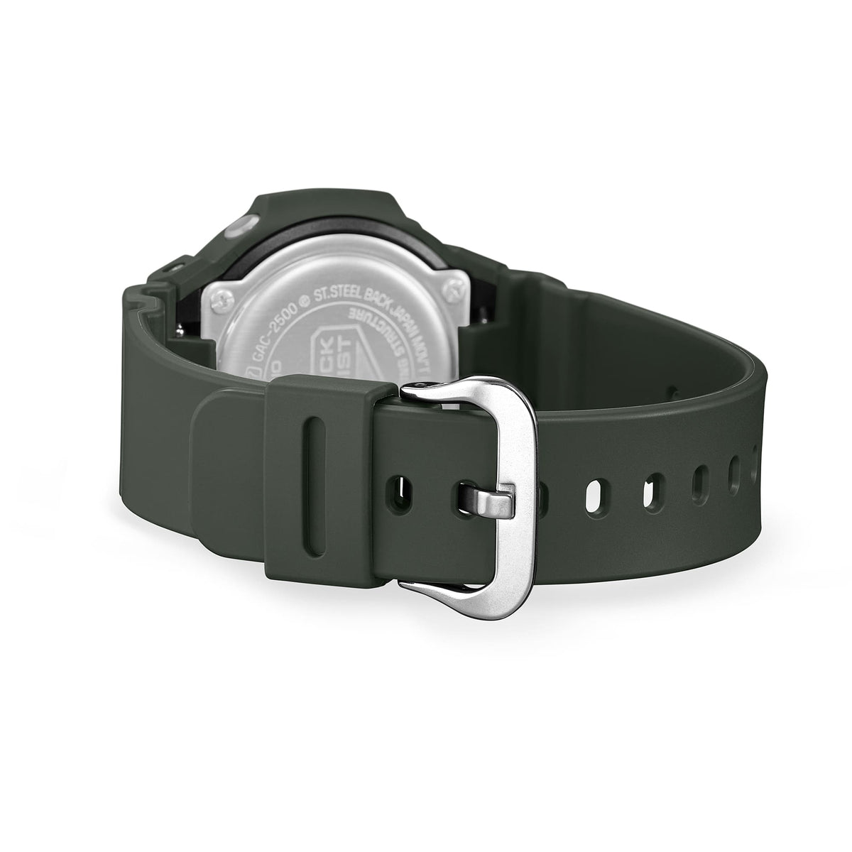 G-Shock Analog 2500 44.5mm Green Dial Men's Watch GAC2500-3A