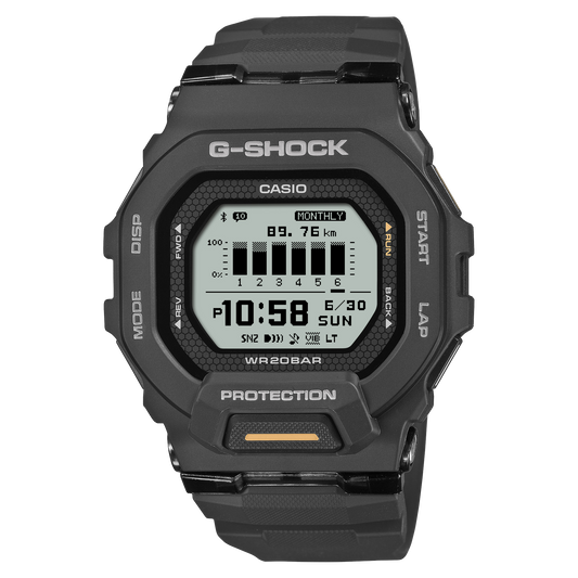G-Shock MOVE GBD-200 Series 45.9mm Black/Digital Dial Men's Watch GBD200-1A1
