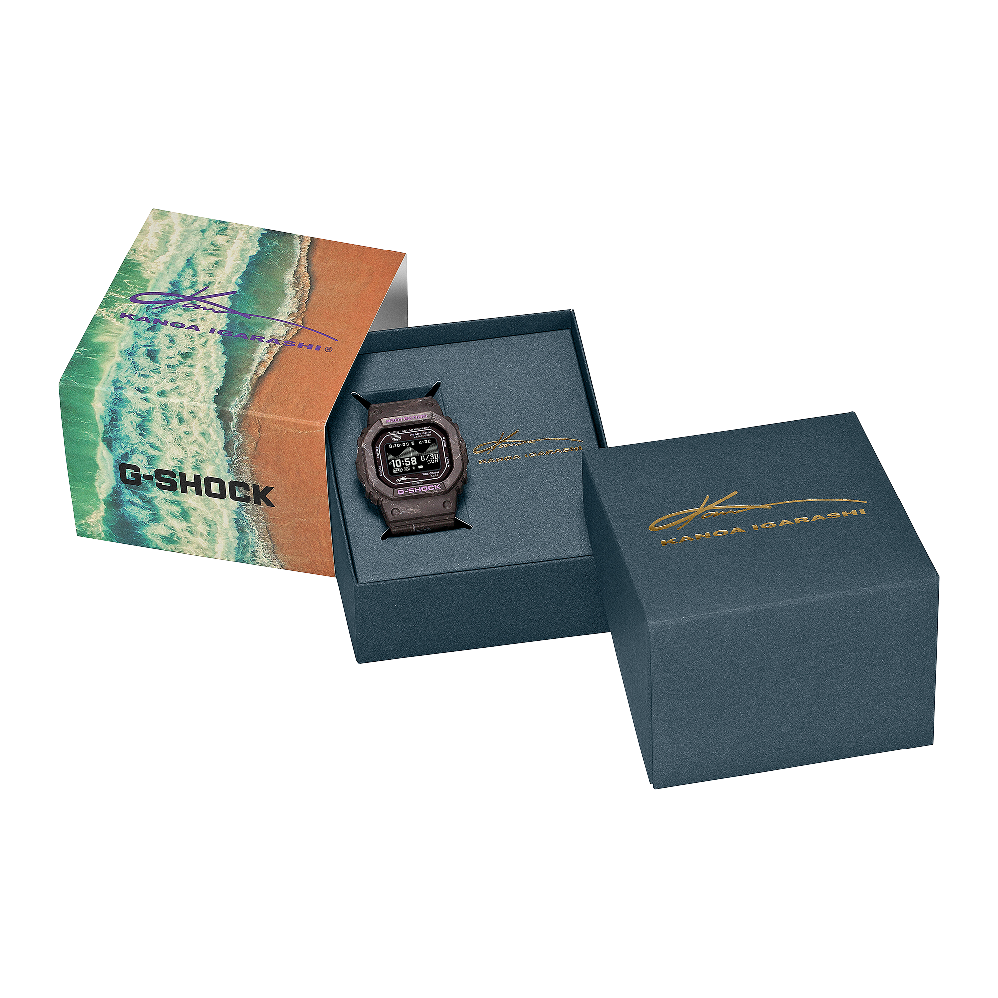 G-Shock G-LIDE Kanoa Igarashi Signature 44.5mm Brown Dial Men's Watch GBX-H5600KI-5