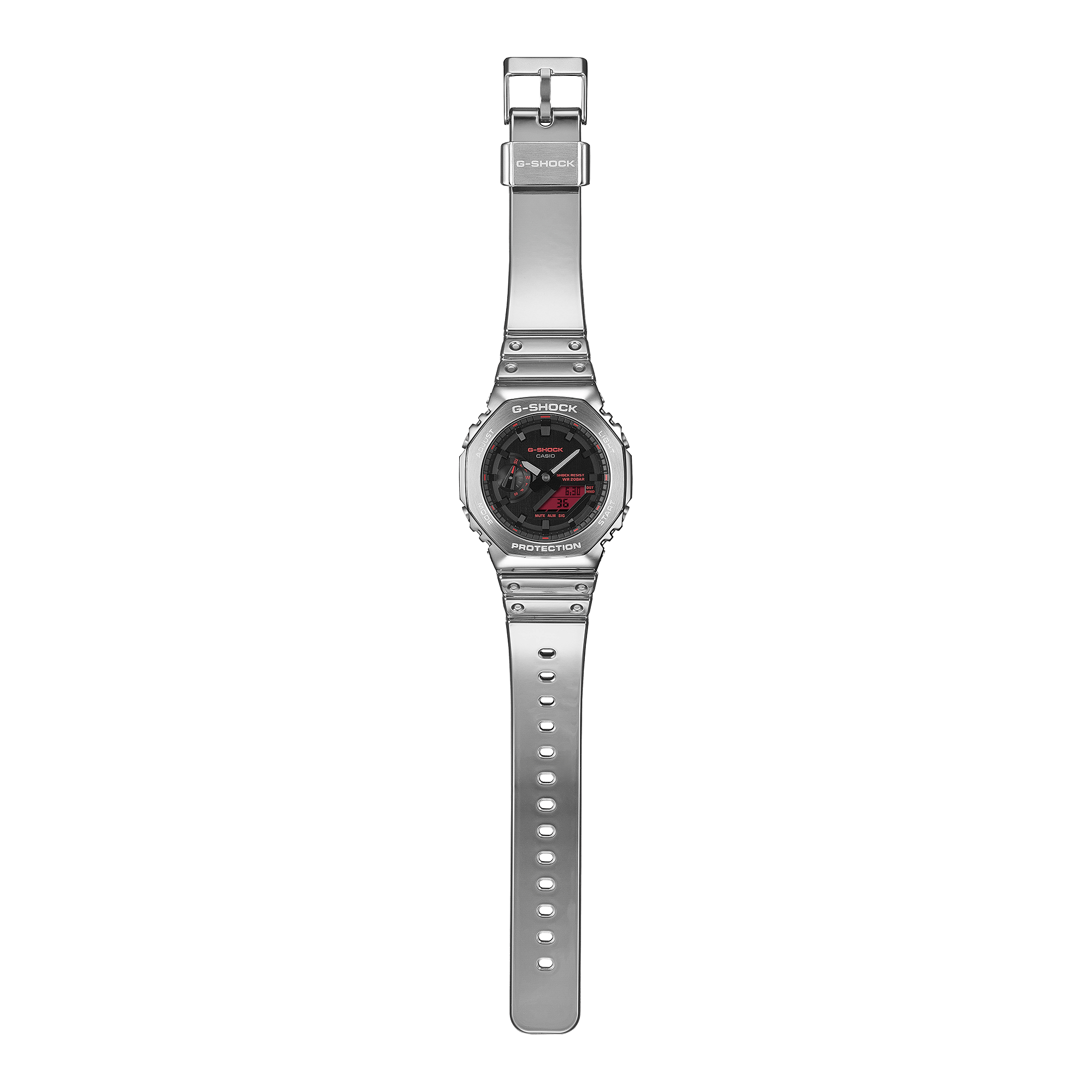 G-Shock Analog-Digital 2100 Series Fine Metallic Series 44.4mm Black Dial Men's Watch GM2100YRA-8A