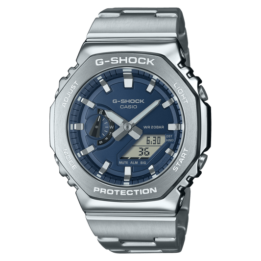 G-Shock G-STEEL Analog-Digital Full Metal Blue Men's Watch GM2110D-2B