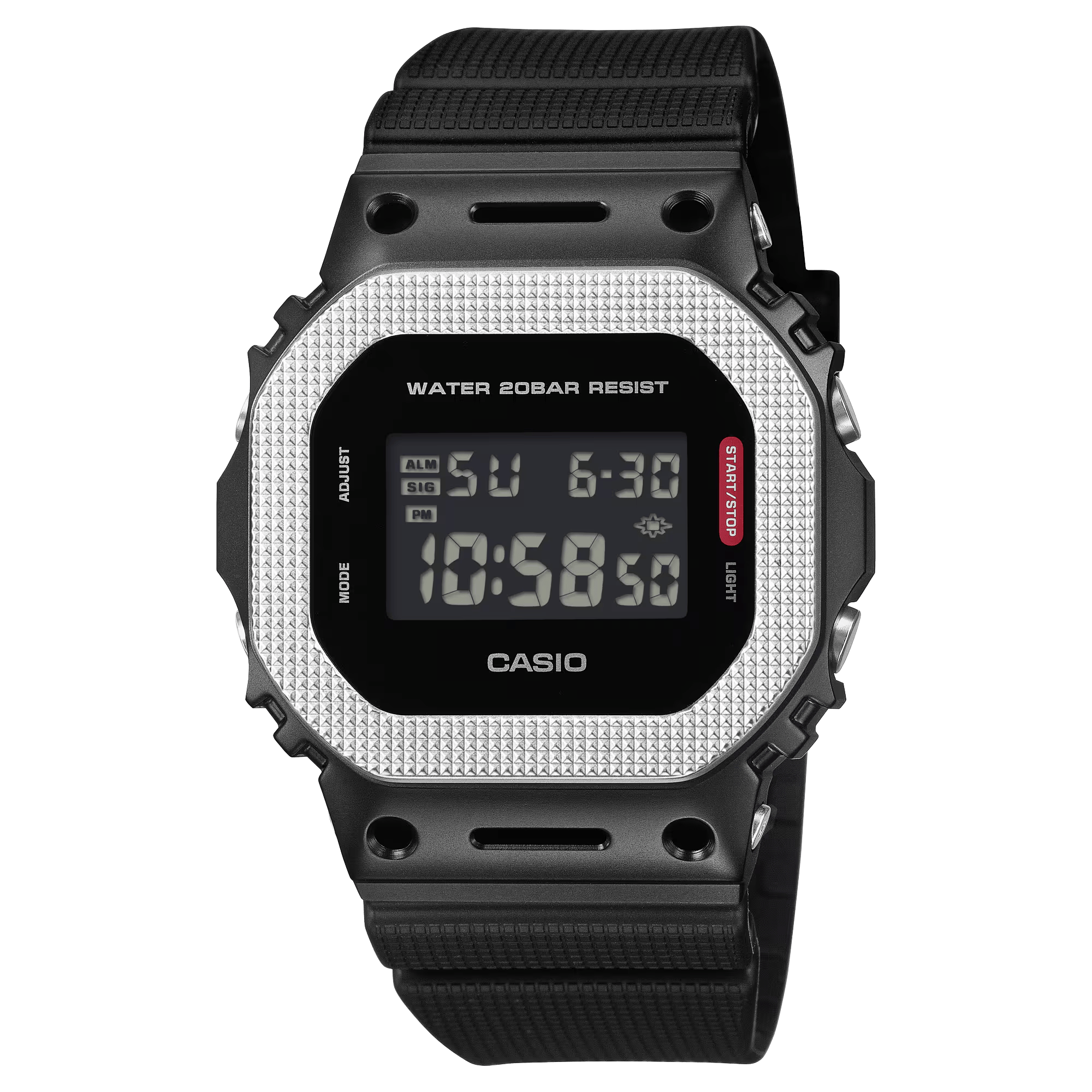 G-Shock G-Steel 5600 Series 43.2mm Black-Digital Dial Men's Watch GM5600BM-1
