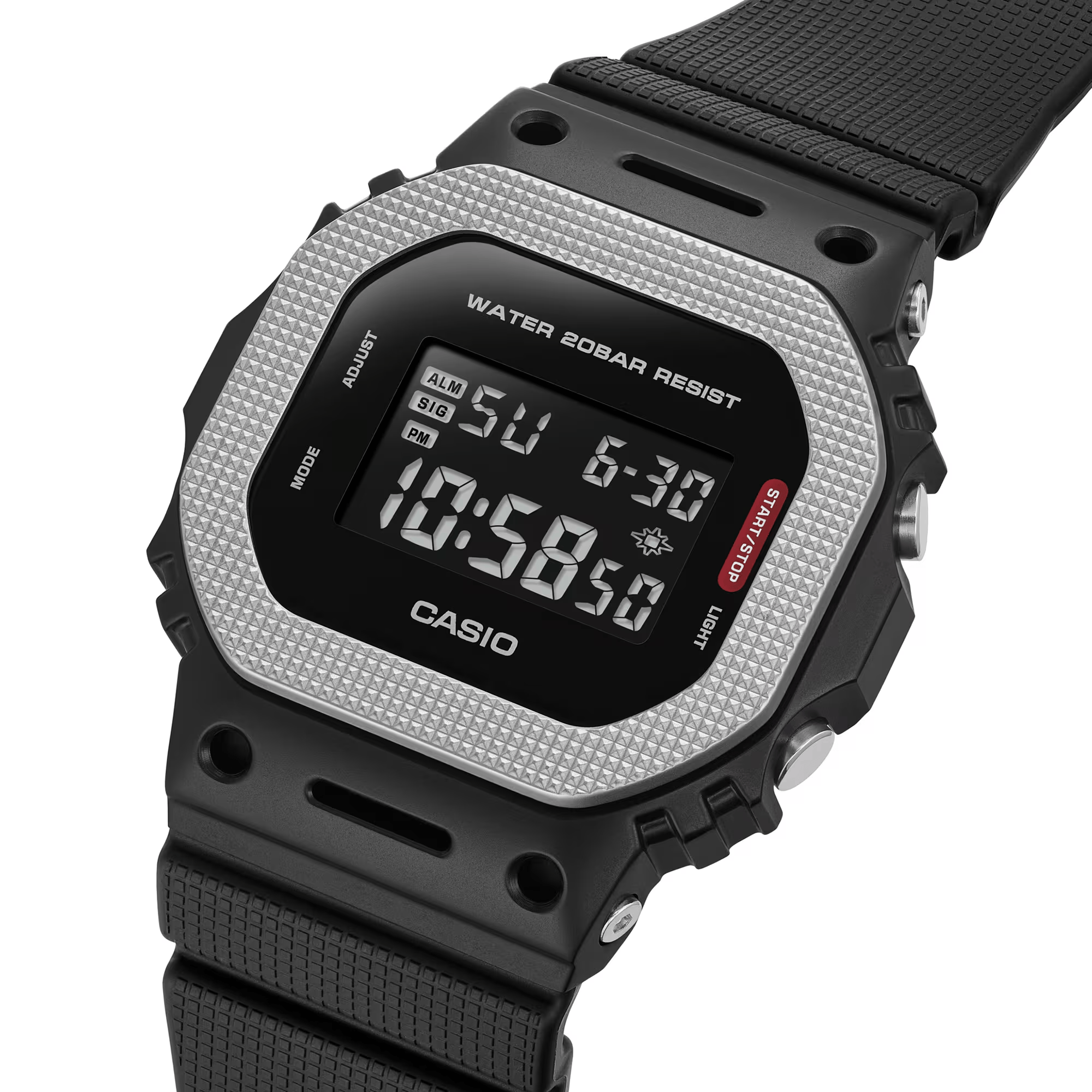 G-Shock G-Steel 5600 Series 43.2mm Black-Digital Dial Men's Watch GM5600BM-1