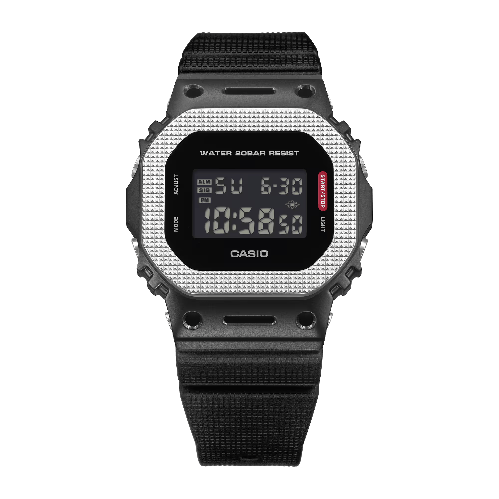 G-Shock G-Steel 5600 Series 43.2mm Black-Digital Dial Men's Watch GM5600BM-1