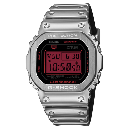 G-Shock Digital 5600 Series 43.2mm Red/Black-Digital Dial Men's Watch GM5600YRA-8