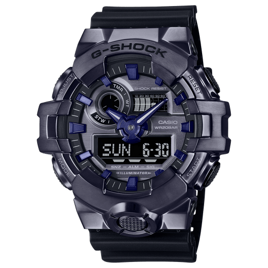 G-Shock G-STEEL Analog-Digital Black-Purple Men's Watch GM700P-6A