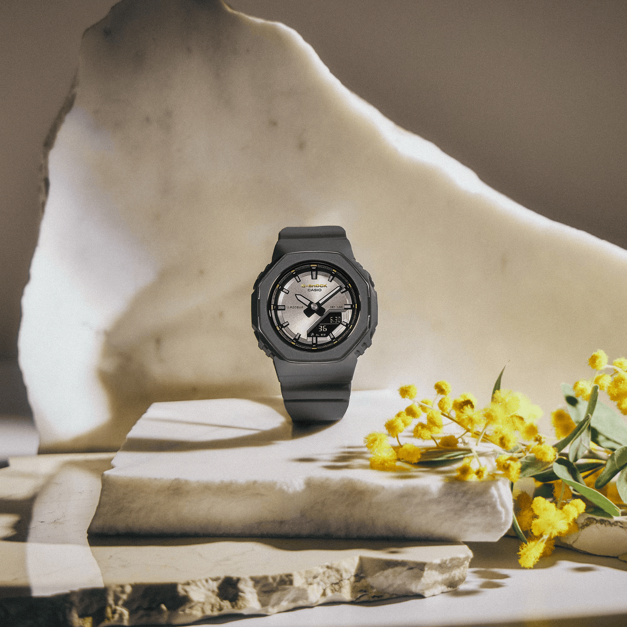 G-Shock Analog-Digital Women 40.5mm Grey Dial Women's Watch GMAP2126W-8A